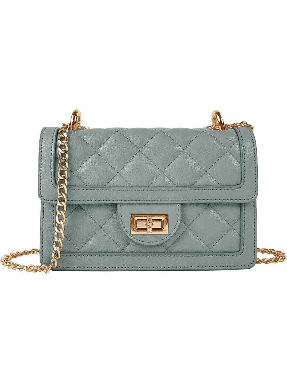 👜Women's Moss Quilted Crossbody Bag Mini Shoulder Chain Phone Wallet Purse